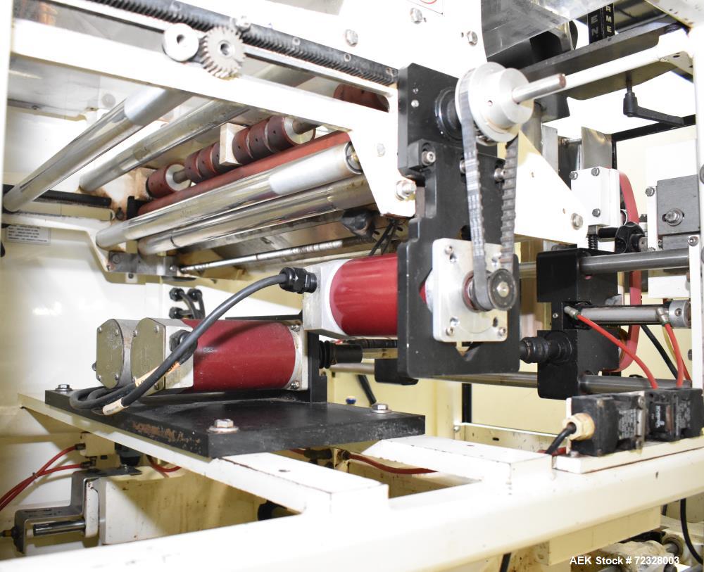 Used Hayssen Vertical Form Fill Seal Bagger with Mateer Auger Filler